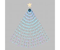 Mantello di luci per albero di Natale alto 180cm 304 gocce di luce led rgb	